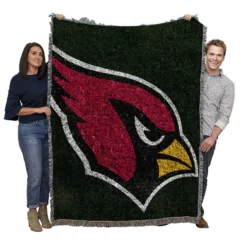 Arizona Cardinals Logo NFL American Football Woven Blanket