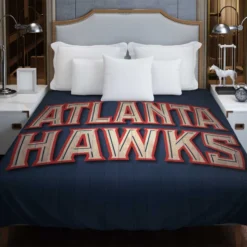 Atlanta Hawks Powerful Basketball Team Duvet Cover