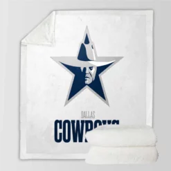 Awarded Football Club Dallas Cowboys Sherpa Fleece Blanket