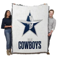 Awarded Football Club Dallas Cowboys Woven Blanket