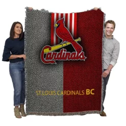 Awarded MLB Club St Louis Cardinals Woven Blanket