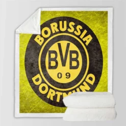 Borussia Dortmund Popular German Football Club Sherpa Fleece Blanket