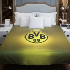 Borussia Dortmund Premier League Team Logo Duvet Cover