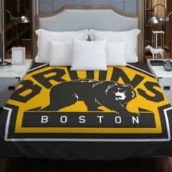 Boston Bruins Popular NHL Ice Hockey Team Duvet Cover