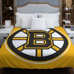 Boston Bruins Professional NHL Ice Hockey Team Duvet Cover