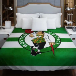 Boston Celtics Energetic NBA Basketball Club Duvet Cover