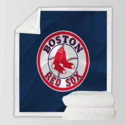 Boston Red Sox Classic MLB Baseball Club Sherpa Fleece Blanket