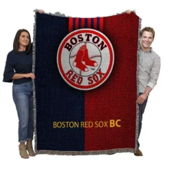 Boston Red Sox Popular MLB Club Woven Blanket