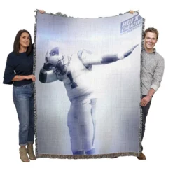 Cam Newton Excellent NFL American Football Player Woven Blanket