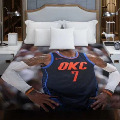 Carmelo Anthony American Professional Basketball Player Duvet Cover
