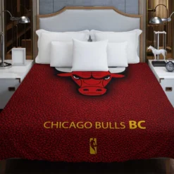 Chicago Bulls Basketball Club Logo Duvet Cover