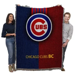Chicago Cubs American Professional Baseball Team Woven Blanket