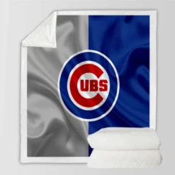 Chicago Cubs Top Ranked MLB Baseball Team Sherpa Fleece Blanket