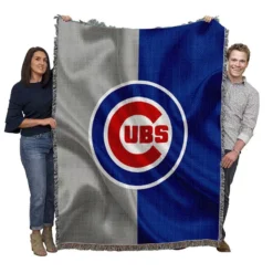 Chicago Cubs Top Ranked MLB Baseball Team Woven Blanket