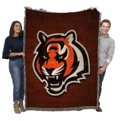 Cincinnati Bengals Professional American Football Team Woven Blanket