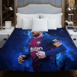 Clever Sports Player Lionel Messi Duvet Cover