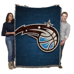 Competitive NBA Basketball Team Orlando Magic Woven Blanket
