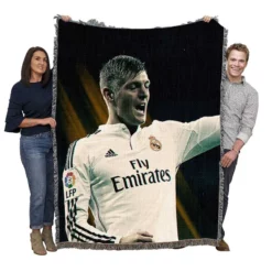 Copa del Rey Sports Player Toni Kroos Woven Blanket