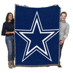 Dallas Cowboys NFC Champion Football Club Woven Blanket