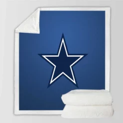 Dallas Cowboys Professional American Football Team Sherpa Fleece Blanket