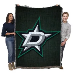 Dallas Stars Popular NHL Ice Hockey Team Woven Blanket