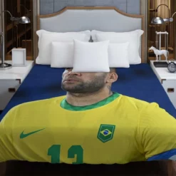 Dani Alves Brazilian professional Football Player Duvet Cover
