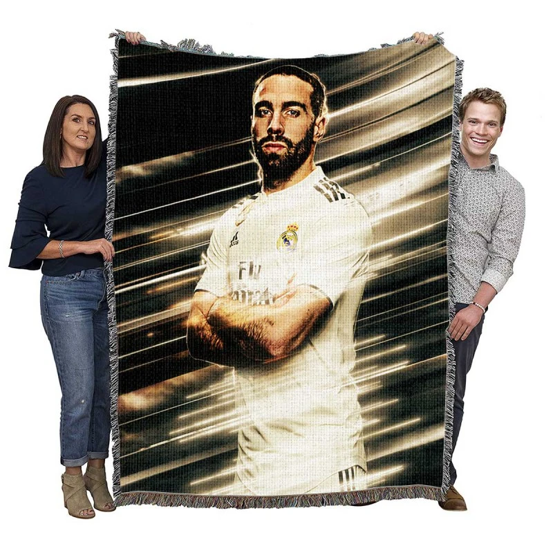 Dani Carvajal Classic Spanish Football Player Woven Blanket