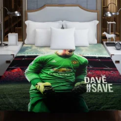 David de Gea Famous Man United Football Player Duvet Cover