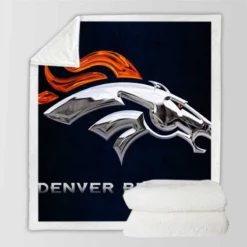 Denver Broncos Professional NFL Club Sherpa Fleece Blanket