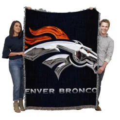 Denver Broncos Professional NFL Club Woven Blanket