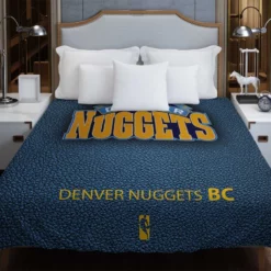 Denver Nuggets NBA Basketball Club Logo Duvet Cover