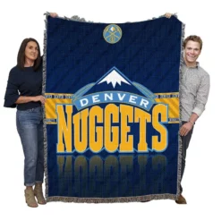 Denver Nuggets Top Ranked NBA Basketball Team Woven Blanket