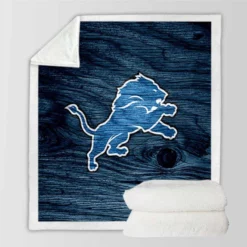 Detroit Lions Exellelant NFL Football Team Sherpa Fleece Blanket