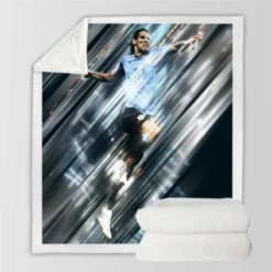 Edinson Cavani Uruguayan Professional Football Player Sherpa Fleece Blanket