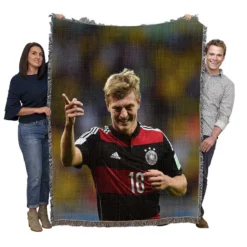 Elite Germany Sports Player Toni Kroos Woven Blanket