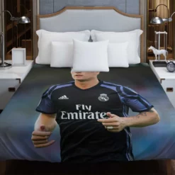 Ethical Football Player Toni Kroos Duvet Cover