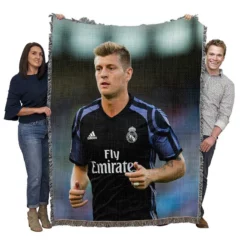 Ethical Football Player Toni Kroos Woven Blanket