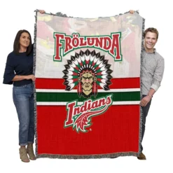 FHC Golden Frolunda Indians 2018 NHL Hockey Woven Blanket