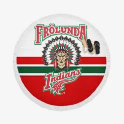 FHC Golden  Frolunda Indians NHL Hockey Round Beach Towel