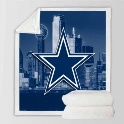 Famous NFL Football Club Dallas Cowboys Sherpa Fleece Blanket