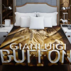 Gianluigi Buffon Coppa Italia Football Player Duvet Cover