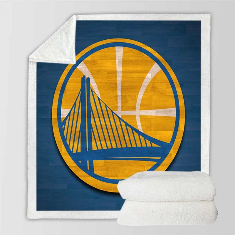 Golden State Warriors NBA Energetic Basketball Club Sherpa Fleece Blanket