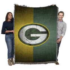 Green Bay Packers NFL Football Club Woven Blanket