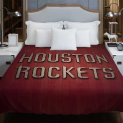 Houston Rockets Strong NBA Basketball Team Duvet Cover