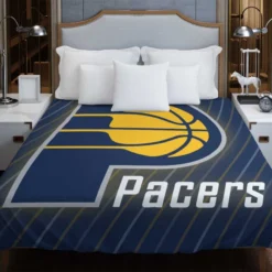 Indiana Pacers American Professional Basketball Team Duvet Cover