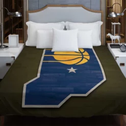Indiana Pacers Top Ranked NBA Basketball Team Duvet Cover