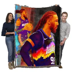 Jae Crowder Energetic NBA Basketball Player Woven Blanket