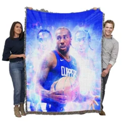 Kawhi Leonard American Professional Basketball Player Woven Blanket