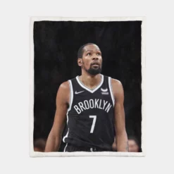 Kevin Durant Popular NBA Basketball Player Sherpa Fleece Blanket 1