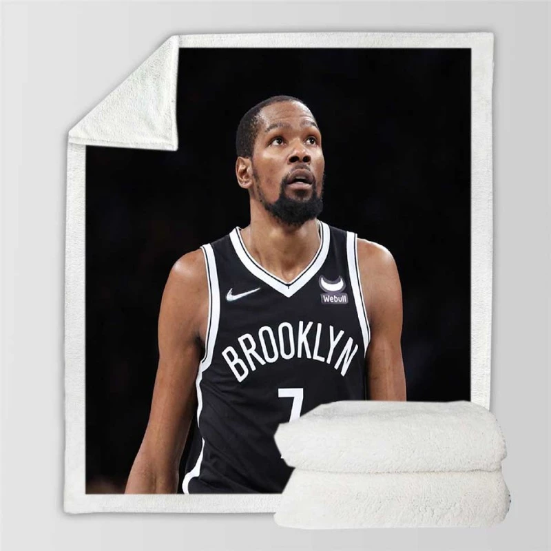 Kevin Durant Popular NBA Basketball Player Sherpa Fleece Blanket